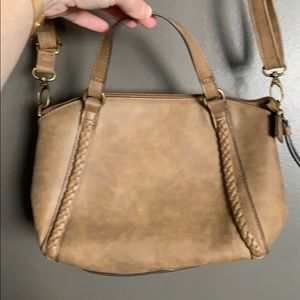Tan crossbody purse